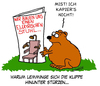 Cartoon: Lemminge (small) by Karsten Schley tagged natur,tiere,wildnis,umwelt,wildtiere,lemminge