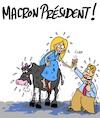 Cartoon: Macron und Europa (small) by Karsten Schley tagged macron,politik,frankreich,fn,wahlen,marine,le,pen,rechtsextremismus,faschismus,europa,eu,rassismus,religion,demokratie