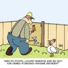 Cartoon: Migräne-Gegenmittel (small) by Karsten Schley tagged tiere,ernährung,gesundheit,migräne,kopfschmerz,hühner,landwirtschaft,jobs
