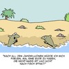 Cartoon: Nach Jahren... (small) by Karsten Schley tagged evolution,biologie,tiere,natur,geschichte,säugetiere,fische,meere,wohnraum,leben