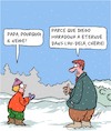 Cartoon: Neige (small) by Karsten Schley tagged neige,enfants,hiver,football,saisons,nature,drogue,maradona