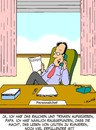 Cartoon: Personalchef (small) by Karsten Schley tagged jobs arbeitnehmer wirtschaft geld business arbeitslosigkeit