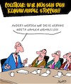 Cartoon: Politiker sind sich einig! (small) by Karsten Schley tagged politiker,umwelt,klimawandel,umweltschutz,greta,einigkeit,industrie,profite,gesellschaft