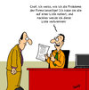 Cartoon: Problemlösung (small) by Karsten Schley tagged wirtschaft,gesellschaft