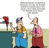 Cartoon: Produktqualität (small) by Karsten Schley tagged geld,gesellschaft,kundendienst,wirtschaft,service,technik