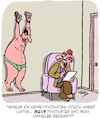 Cartoon: Psychiater (small) by Karsten Schley tagged psychologie,psychiatrie,gesundheit,möbel,ärzte,patienten,berufe,sex,gesellschaft