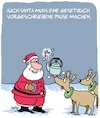Cartoon: Santa macht Pause (small) by Karsten Schley tagged weihnachten,weihnachtsmann,rudolph,religion,rentiere,pause,geschenke,traditionen,winter,feiertage