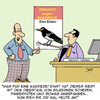 Cartoon: Schlimme Karriere!! (small) by Karsten Schley tagged polizei,justiz,verbrechen,kriminalität,diebstahl,karriere,gangster,tiere,vögel,natur,elstern