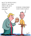 Cartoon: Schuldig (small) by Karsten Schley tagged iran,trump,hunt,usa,uk,krieg,politik,wirtschaft,handelsabkommen
