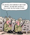 Cartoon: Soldiers (small) by Karsten Schley tagged soldiers,military,politics,politicians,war,media,society