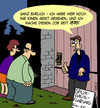 Cartoon: Spukhaus (small) by Karsten Schley tagged gespenster,aberglaube,geister,tourismus,jobs