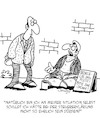 Cartoon: Steuerehrlichkeit (small) by Karsten Schley tagged steuern,steuerzahler,staat,finanzen,einkommen,geld,arbeit,steuerehrlichkeit,steuerhinterziehung,obdachlosigkeit,armut,politik,gesellschaft