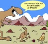 Cartoon: T-Rex (small) by Karsten Schley tagged tiere,geschichte,prähistorisch,kinder,spielen,essen,ernährung