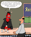 Cartoon: Toleranz (small) by Karsten Schley tagged eltern,kinder,väter,töchter,liebe,freunde,beziehungen,exorzismus,dämonen,religion,mythen,legenden,familie,gesellschaft