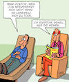 Cartoon: Top motiviert!! (small) by Karsten Schley tagged jobs,arbeit,psychologie,ärzte,patienten,psychiater,karriere,motivation,wirtschaft,arbeitgeber,gesundheit,gesellschaft