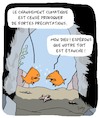 Cartoon: Tout est encore etanche ? (small) by Karsten Schley tagged limat,nature,pluie,mers,animaux,poissons,catastrophes