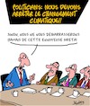 Cartoon: Unanimite (small) by Karsten Schley tagged politicians,changement,climatique,environnement,greta,industrie,profit