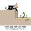 Cartoon: ...und nichts als die Wahrheit! (small) by Karsten Schley tagged justiz,gerichte,gerichtsverhandlung,richter,angeklagte,wahrheit,lüge,anklage,tiere,natur
