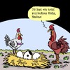 Cartoon: Verrückt (small) by Karsten Schley tagged hühner,tiere,landwirtschaft,nahrungsmittel,eier,hitler,politik,demokratie,gesellschaft,deutschland