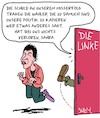Cartoon: Wagenknecht Parteiausschluss (small) by Karsten Schley tagged wagenknecht,linke,sed,demokratie,wahlen,politik,parteiausschluss,meinungsfreiheit,gesellschaft,deutschland