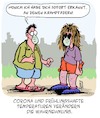 Cartoon: Wahrnehmung (small) by Karsten Schley tagged corona,beziehungen,gesundheit,wahrnehmung,männer,frauen,frühling,jahreszeiten,temperaturen,liebe