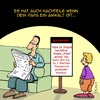 Cartoon: WARNUNG!! (small) by Karsten Schley tagged jobs,recht,rechtsanwälte,familie,kindheit,eltern,gesetze,strafe