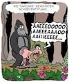 Cartoon: Was für ein SCHREI!! (small) by Karsten Schley tagged tarzan,literatur,filme,medien,unterhaltung,dschungel,mythen,legenden,gorillas