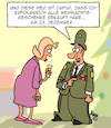 Cartoon: Weihnachten 2024 (small) by Karsten Schley tagged weihnachten,religion,weihnachtsgeschenke,männer,frauen,feiertage,militär,offiziere,zeit,christentum,gesellschaft