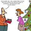 Cartoon: Weihnachtsgeschenk (small) by Karsten Schley tagged gesellschaft rente politik rentner weihnachten religion ehe liebe