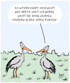 Cartoon: Wenn das Greta wüsste... (small) by Karsten Schley tagged greta,thunberg,reisen,fliegen,bahn,jahreszeiten,zugvögel,störche,umweltschutz,klimawandel,gesellschaft,politik