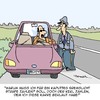Cartoon: Wieso denn ICH?? (small) by Karsten Schley tagged autos,verkehr,kriminalität,polizei,verkehrskontrolle,diebstahl,autodiebstahl,verbrechen
