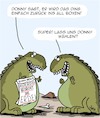 Cartoon: Zurück ins All (small) by Karsten Schley tagged geschichte,prähistorisches,dinosaurier,asteroiden,politik,wahlen,usa,gesellschaft