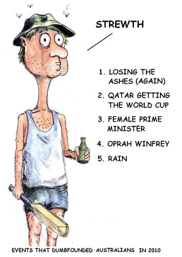 Cartoon: Dumbfounded Australians (medium) by urbanmonk tagged australia,2010