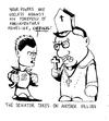 Cartoon: The Senator (small) by urbanmonk tagged politics,senate,enquiries,australia,politicians