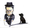 Cartoon: Winston Churchill (small) by urbanmonk tagged depression