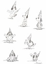 Cartoon: The Wizard (small) by Brian Ponshock tagged magic,dog