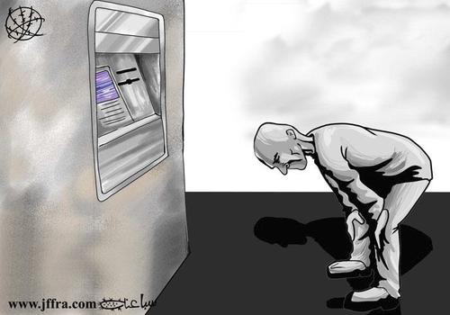 Cartoon: the money slave (medium) by sabaaneh tagged world