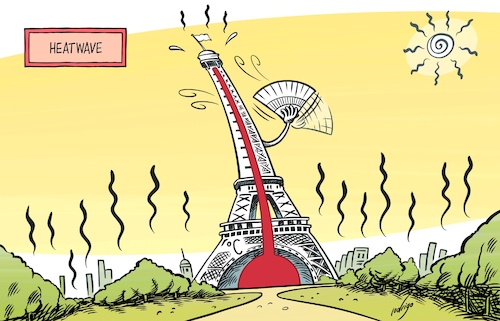 Cartoon: Heatsunami (medium) by rodrigo tagged heatwave,europe,france,uk,weather,climate,temperature,climatechange,globalwarming,planet,environment,earth,extremeweather,droughts,floods,international,heatwave,europe,france,uk,weather,climate,temperature,climatechange,globalwarming,planet,environment,earth,extremeweather,droughts,floods,international