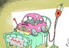 Cartoon: Auto industry crisis (small) by rodrigo tagged auto,car,industry,crisis,automobile,recession,layoff