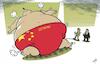 Cartoon: Deflating Chinomics (small) by rodrigo tagged china,economy,growth,rate,property,realestate,market,consumer,confidence,xijinping,world,economics,covid19,restrictions,international,business,finance,trade,commerce,manufacturing,industry,exports,politics