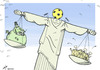 Cartoon: Equilibrazil (small) by rodrigo tagged brazil protests sao paulo rio de janeiro rich poor poverty transport football world cup