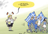 Cartoon: Greece out of the Euro (small) by rodrigo tagged euro 2012 football poland ukraine soccer germany greece angela merkel