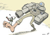 Cartoon: Hamasochism (small) by rodrigo tagged israel gaza hamas palestine war attack terror peace