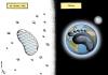 Cartoon: Human footprints (small) by rodrigo tagged moon,earth,ecology,environment,carbon,footprint,armstrong