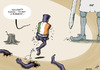 Cartoon: Irish black knight (small) by rodrigo tagged monty python holy grail ireland crisis debt bailout imf eu europe european union black knight