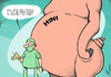 Cartoon: Nothing stops the virus (small) by rodrigo tagged h1n1 flu influenza health vaccine medicine pandemic