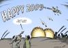Cartoon: Real fireworks in Gaza (small) by rodrigo tagged new year 2009 gaza strip palestinian israel hamas hezbollah lebanon
