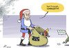 Cartoon: Santa Putin (small) by rodrigo tagged russia vladimir putin pussy riot mikhail khodorkovsky greenpeace amnesty