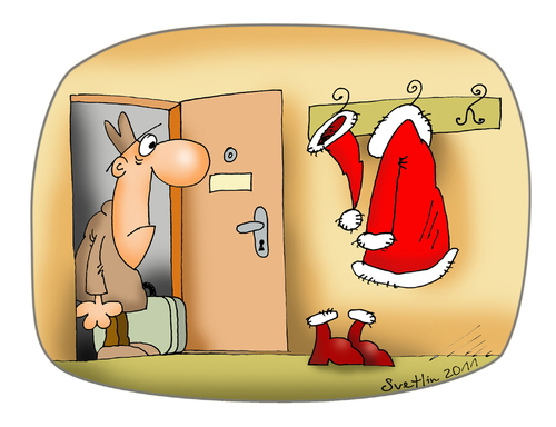 Cartoon: X-mas (medium) by Svetlin Stefanov tagged svetlin