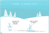 Cartoon: Schneehasen 2 (small) by Yavou tagged schneehasen,hasen,schnee,bunnies,rabbits,snow,zählzwang,arithmomanie,cartoon
